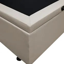 Base Box Baú para Cama Casal Queen 158x198cm Bipartido Liz S05 Sintéti