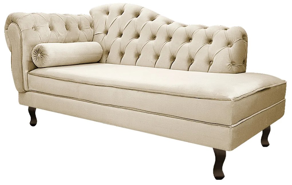 Kit Diva Recamier Diana 130cm Lado Direito e 02 Poltronas Julia Corano - ADJ Decor