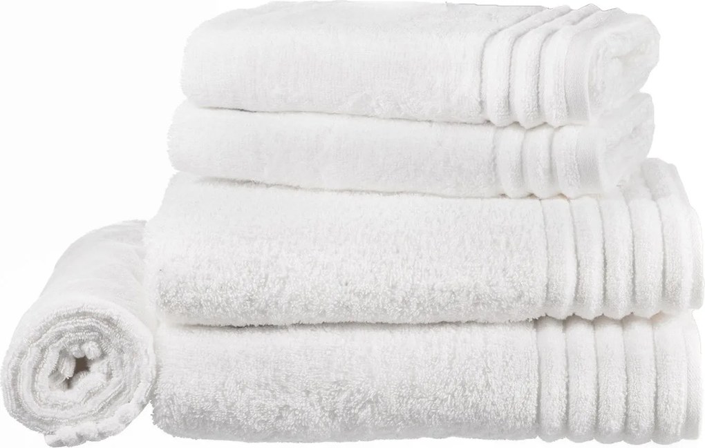 Jogo de Banho 5 Peças Trussardi 100% Algodão Imperiale  - Branco  Branco
