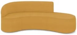 Sofá 4 Lugares Para Sala 220cm Orgânico Wendi Boucle Mostarda I01  - M