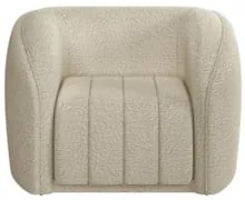 Sofá Decorativo 4 Lugares 332cm e Poltrona Meris Z32 Boucle Bege - Mpo