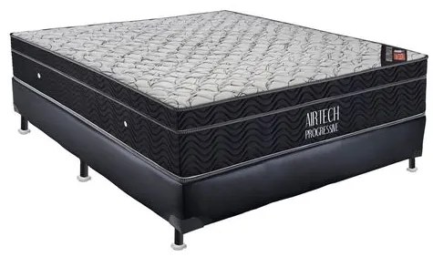 Conjunto Box Airtech Progressive Viuva 128 cm (LARG) Base Courino - 52835 Sun House