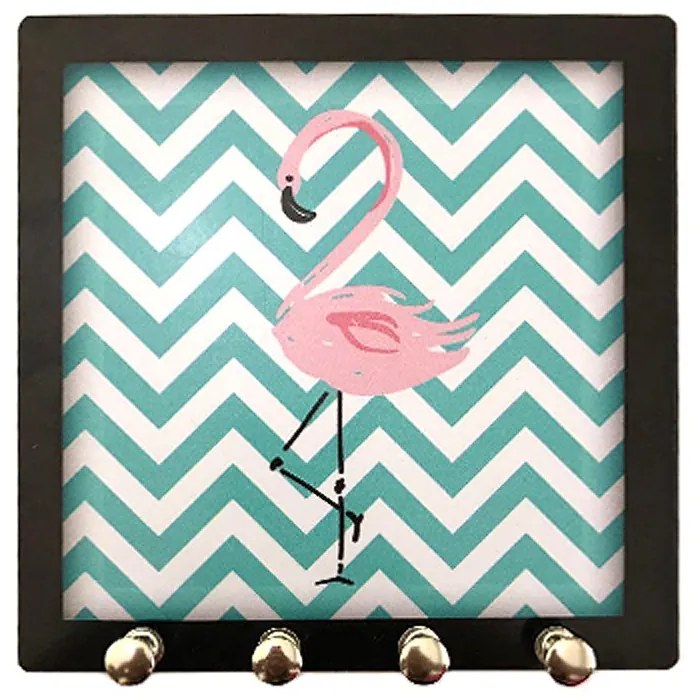 Porta Chaves Flamingo - D'Rossi