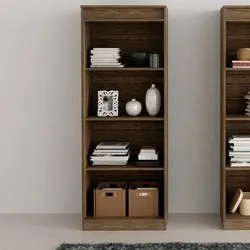 Estante Livreiro Multiuso Alta 3 Prateleiras ME4150 Nogal - Tecno Mobi