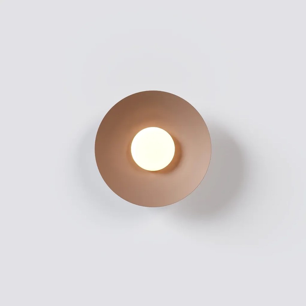 Arandela Tod Dish Egg Small Ø26Cm Led 12W 3000K - Qimporta Ar2525 (PRETO)