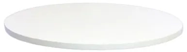Tampo de Madeira Branco 60 CM Redondo - 25084 Sun House