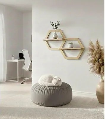 Estante Barva Duo Ocre Woodyou 96x20x6 cm