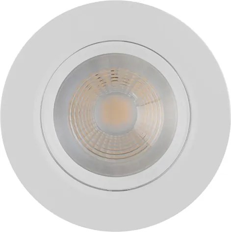 Plafon Led De Embutir Abs Branco 7w 4000k Easy