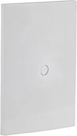 Placa Cega 4X2 Plastico Branco Com Suporte Inova Pro