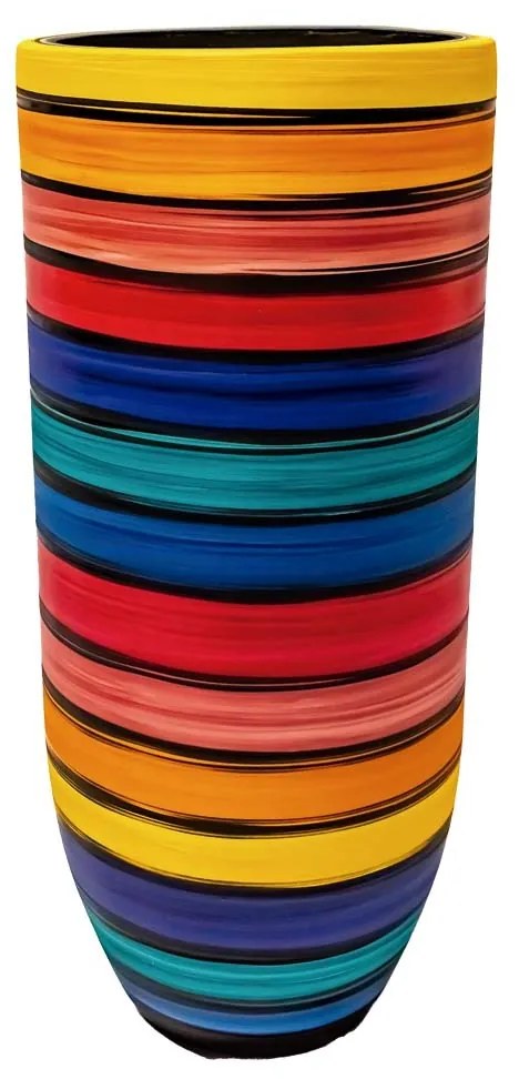 Vaso de Jardim em Fibra Torron - Multicolor Fosco  Kleiner