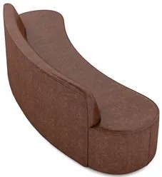Sofá 2 Lugares para Sala de Estar Living 150cm Koane D06 Facto Conhaqu