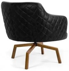 Kit 02 Poltronas Decorativas Jade Base Giromad C-416 Corano Tressê Lin