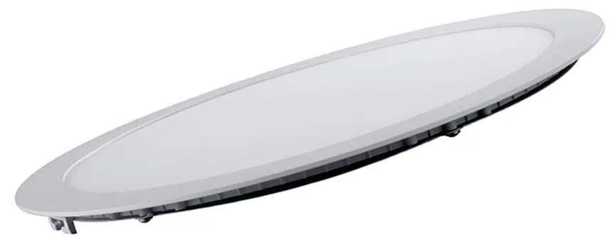 Luminária De Embutir Redondo 18W 4000K Led Bivolt Ø22X2,5Cm Downlight... (Branco)