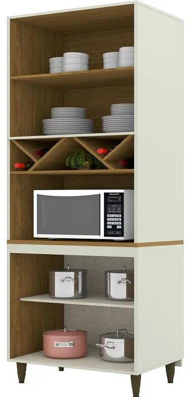 Paneleiro Torre quente 4 portas MDF Cozinha Armário Balcão