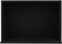 Suporte Microondas e Forno Elétrico Aéreo 60cm Itália Preto - Lumil