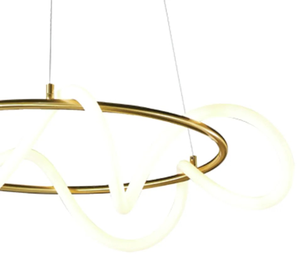 Pendente Mantra Redondo Ø60X30Cm Led 35W 2700K Bivolt | Bella Iluminaç...