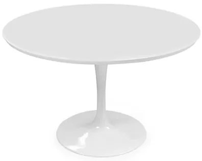 Mesa de Jantar Akemi Redonda Carvalho Amêndoa 120cm - 77342 Sun House