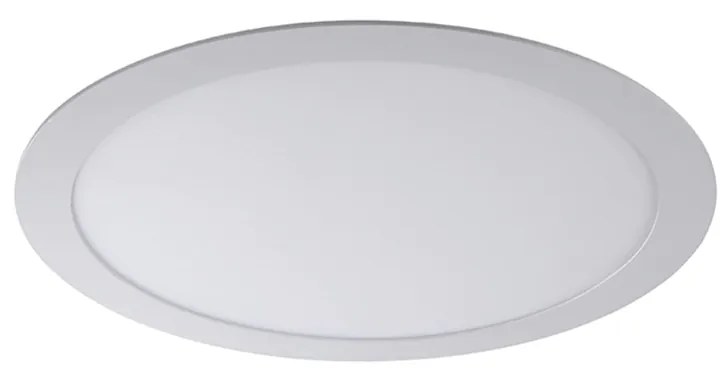 Luminária De Embutir Redondo 12W 3000K Led Bivolt Ø16,8X2,5Cm Downligh... (Branco)