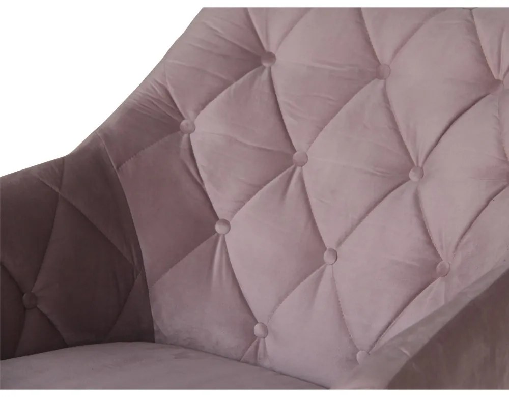 Kit 2 Poltronas Atena Decorativa Botonê Pés Palito Veludo Crepe