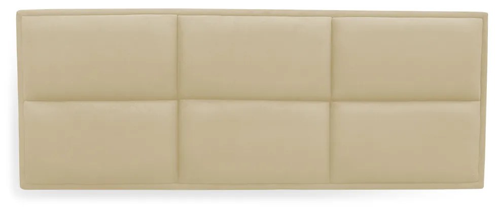 Cabeceira Painel Cama Box Solteiro 90cm Nina Suede Bege - Sheep Estofados - Bege