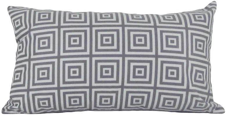3 Capas Almofada Confort Veludo Cinza 30x50cm