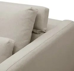 Sofá Retrátil Reclinável 210cm Sinna F05 Linho Bege - Mpozenato
