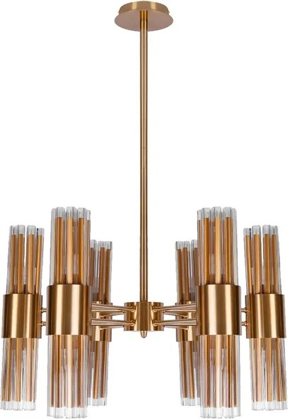 Pendente Ferro Vidro Ouro Envelhecido Bastille