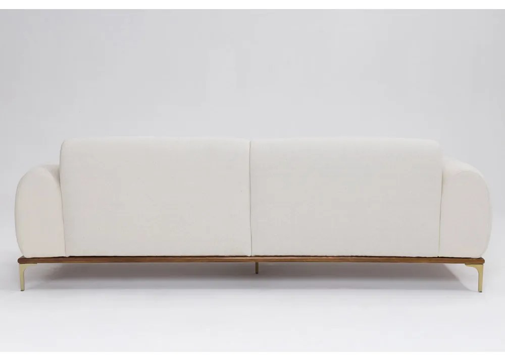 Sofá 3 Lugares Tóquio D07 230cm Linho Areia Acetinado - D'Rossi