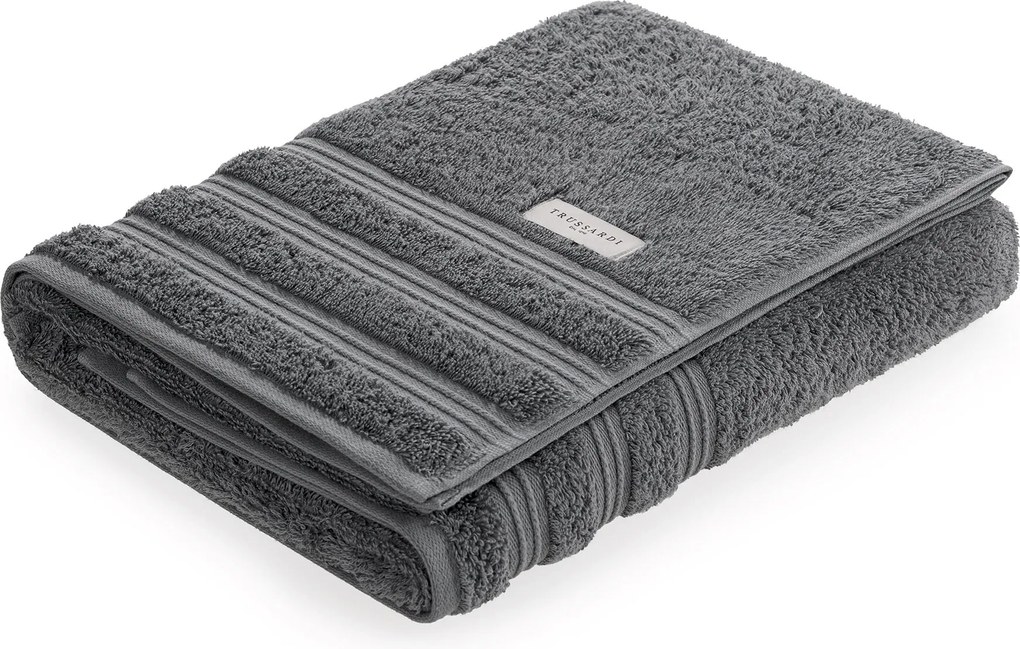 Toalha de Rosto Trussardi 100% Algodão Egitto - Ardósia  Ardósia