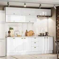 Cozinha Modulada Completa 240cm 11 Peças 10 Portas 3 Gavetas Americana