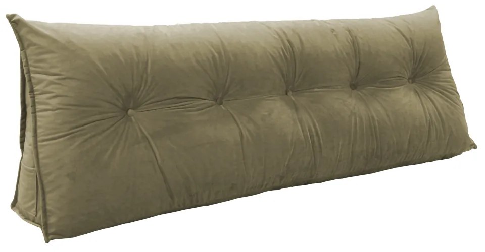 Kit Almofada Mel 1,95 + 4 Almofadas 40x40 Suede Nude