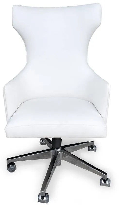 Poltrona Giratória Berger LISA Ajuste de Altura e Relax Compensado Moldado Multilaminado Base Alumínio com Rodízios Design Clássico