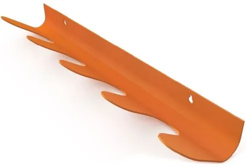 Cabideiro Surf Estrutura Aco Pintado Laranja 45 cm (LARG) - 40673 Sun House