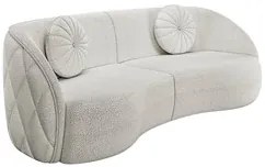 Sofá Decorativo 4 Lugares 318cm com Almofadas e Poltrona Zion M22 Bouc