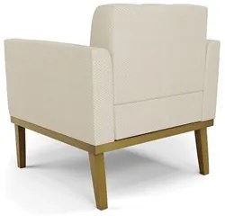Sofá Namoradeira e 2 Poltronas Base Madeira Castanho Ana Veludo Luxo O