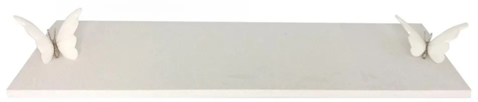 Tábua Retangular Butterfly - White  White