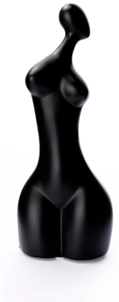 Escultura Decorativa Corpo Preto 25x10,5 Cm - D'Rossi