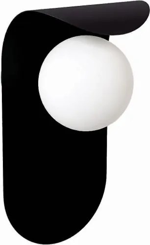 Arandela Wave 14X14X28Cm Aluminio E Globo Ø10Cm Rosca 01Xg9 - Qimporta... (BRANCO)