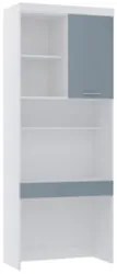 Escrivaninha Bancada Estudo Modulada 90cm Taiga Branco/Grey L01 - Mpoz