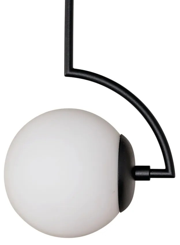 Pendente Allen 12X16,6X35,5Cm 1Xe27 Mini Bulbo G45 Alumínio E Globo Ø1... (FN-F - Fendi Fosco, FOSCO)