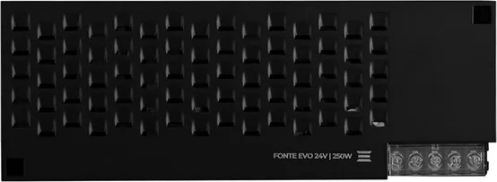 Driver Alumínio Preto 250w 24v Evo 127/220v