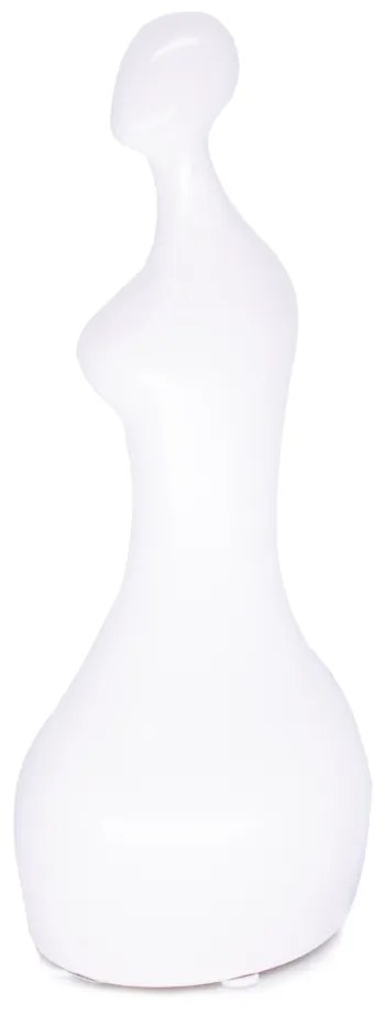 Escultura Decorativa Em Cerâmica Corpo Humano Branco 25 Cm - D'Rossi