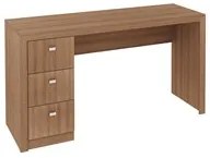 Mesa Para Computador 3 Gavetas ME4102 Amêndoa - Tecno Mobili