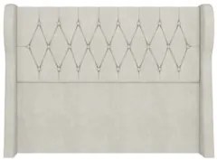 Cabeceira Casal Cama Box 140cm Malva Z04 Veludo Bege - Mpozenato