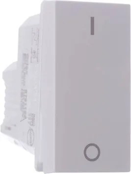 M&amp;#xF3;dulo Interruptor Bipolar Simples Branco 10a Orion