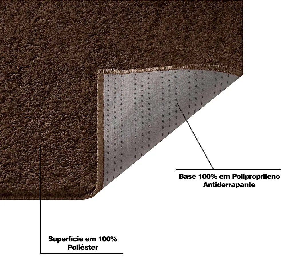 Tapete Decorativo Sala de Estar Alcazar 200x250 Marrom G30 - Gran Belo