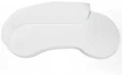 Sofá Living  4 Lugares 280cm Braço Esquerdo Mozart D06 Sintético Branc