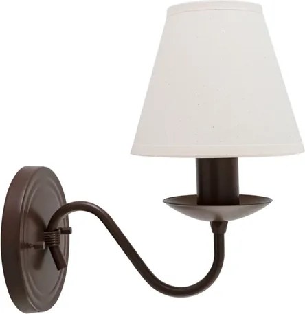 Arandela Aco Aluminio Marrom Belga