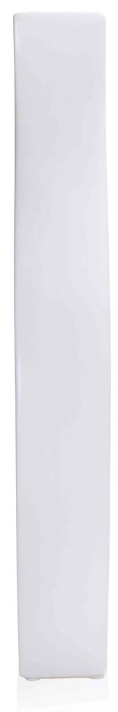 Vaso Decorativo em Cerâmica Vazado Branco 39,5x12 cm - D'Rossi