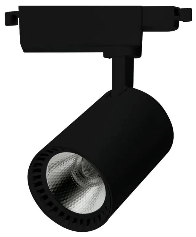 Spot Para Trilho Eletrificado 30W Led 4000K Ip20 Preto Bivolt Ø8,9X14X... (Preto)